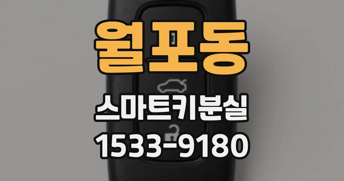 월포동 스마트키분실
