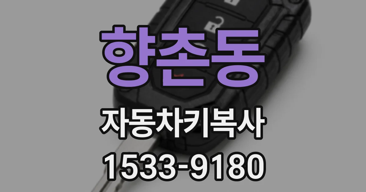 향촌동 자동차키복사