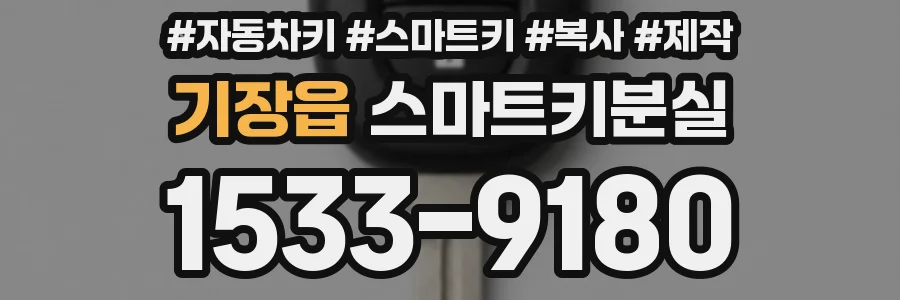 기장읍 스마트키분실