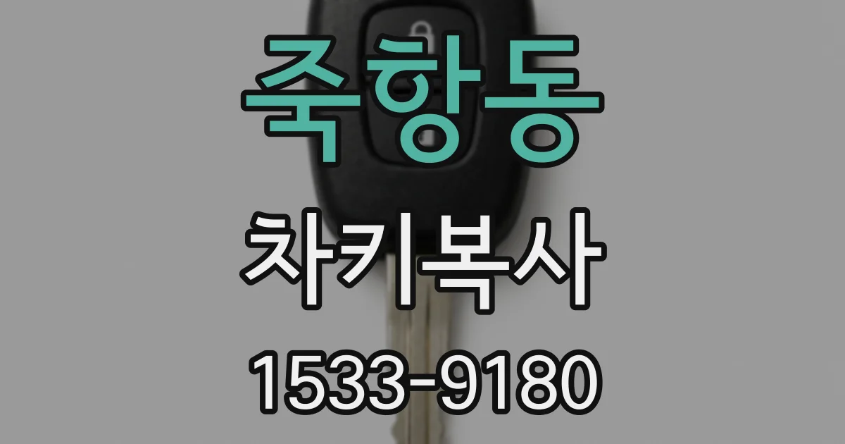 죽항동 차키복사