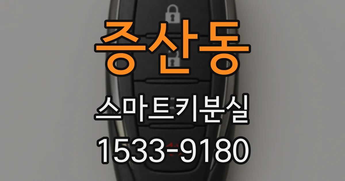 증산동 스마트키분실