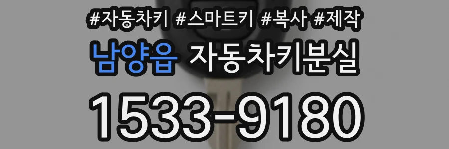 남양읍 자동차키분실