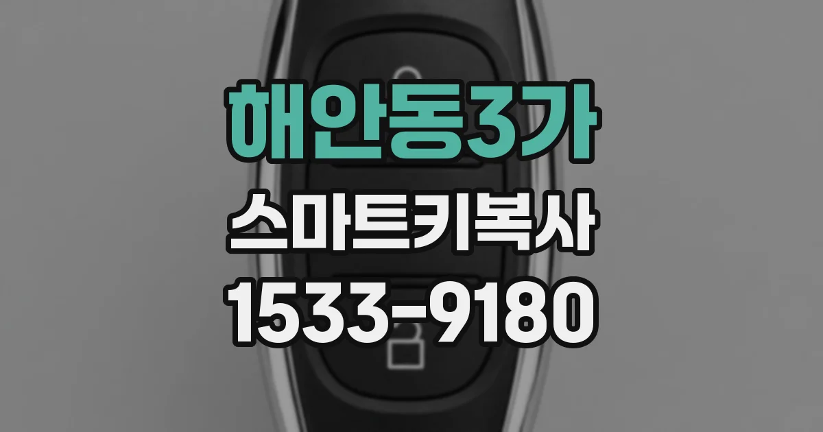 해안동3가 스마트키복사