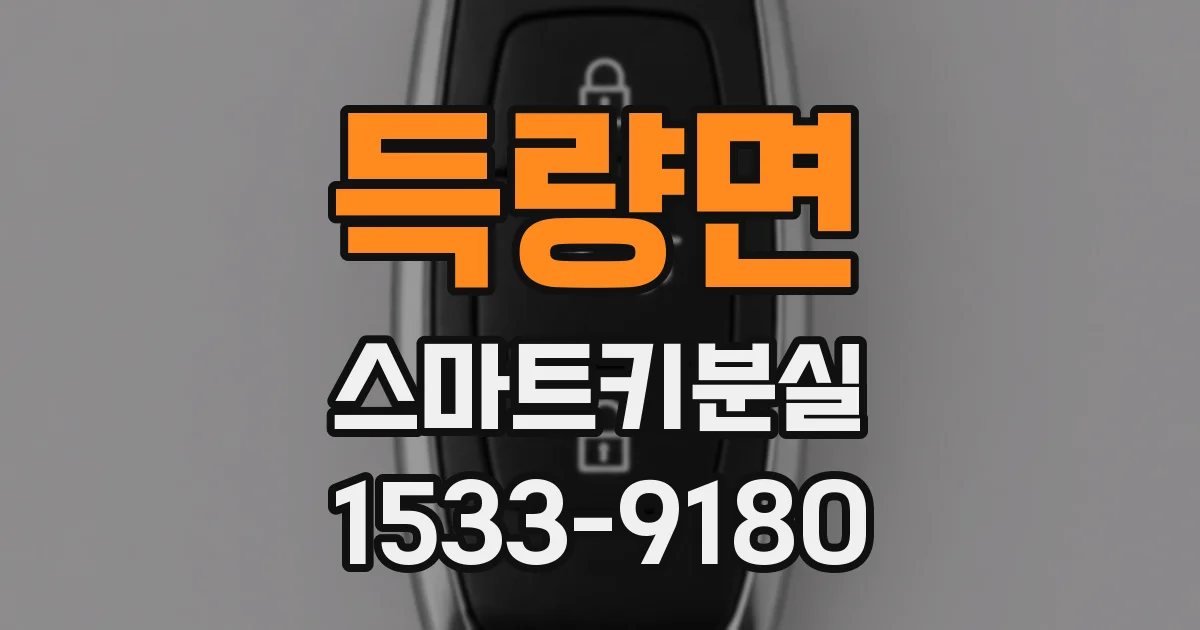 득량면 스마트키분실