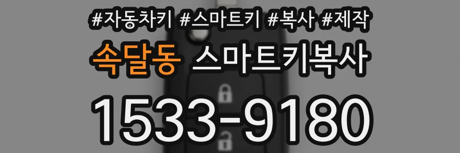 속달동 스마트키복사