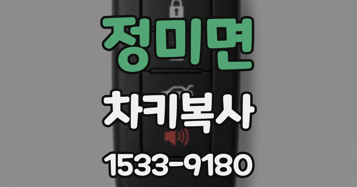 정미면 차키복사