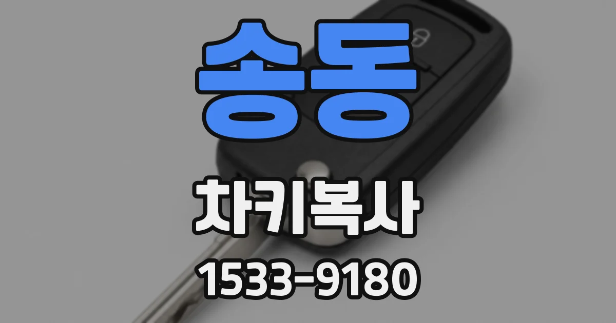 송동 차키복사