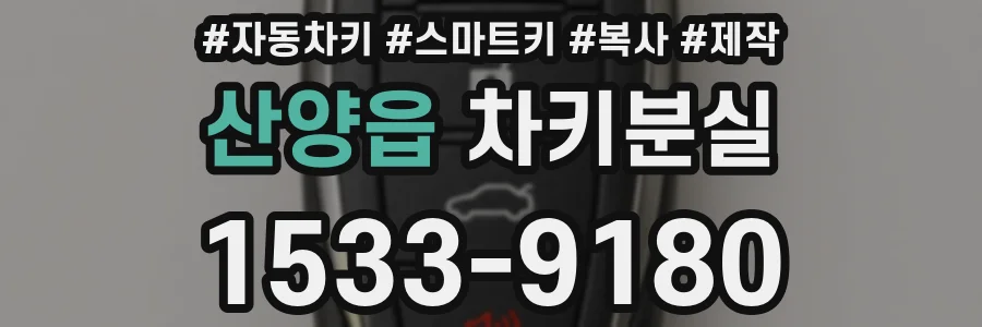 산양읍 차키분실