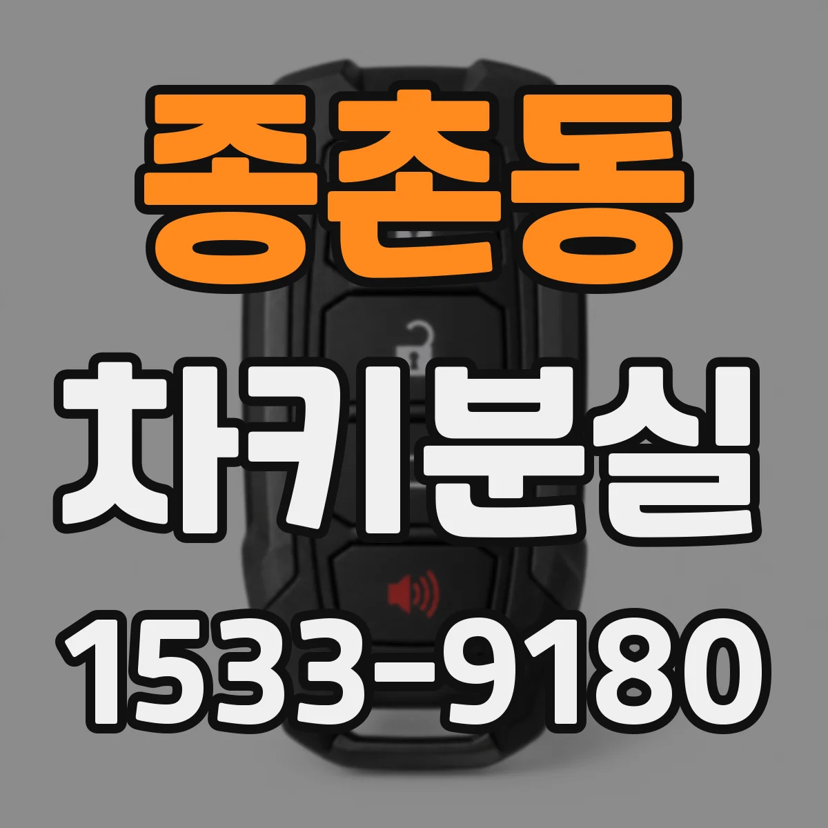 종촌동 차키분실