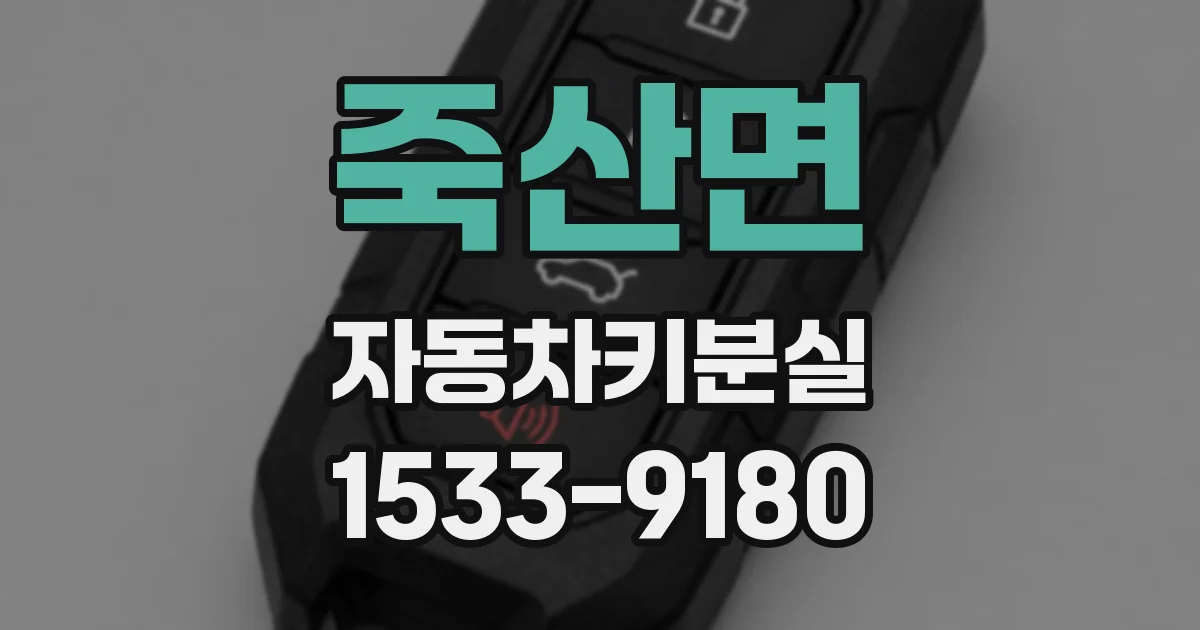 죽산면 자동차키분실
