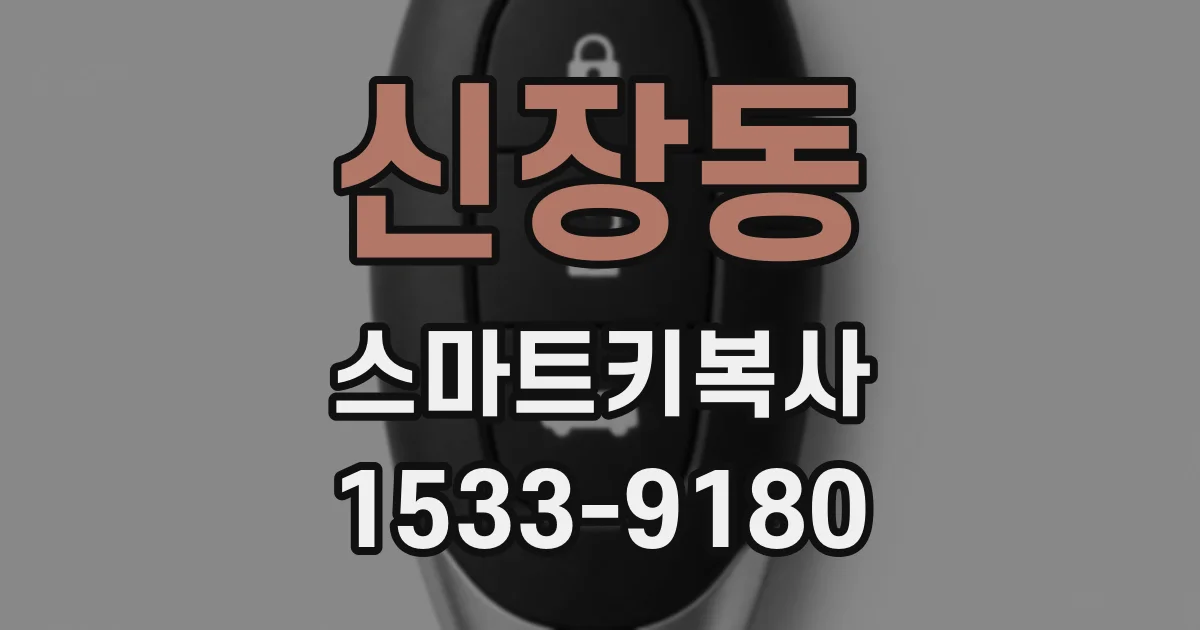신장동 스마트키복사