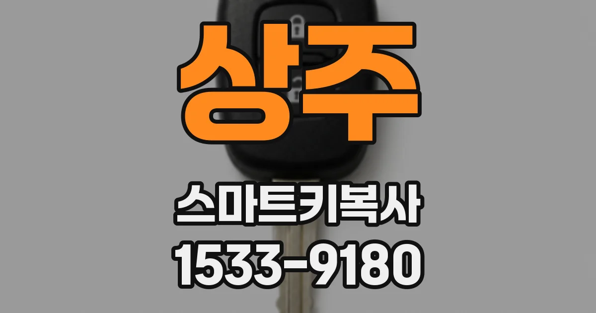 상주 스마트키복사