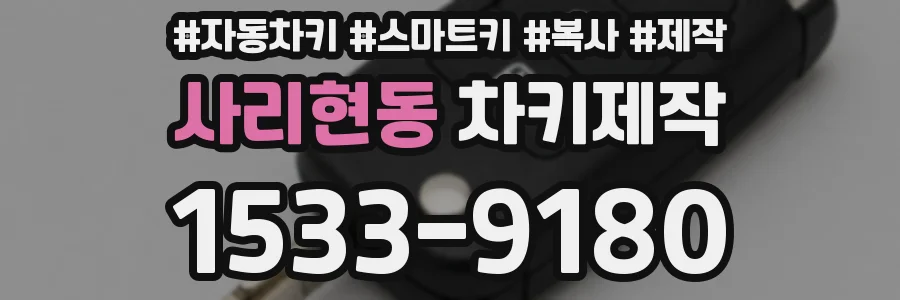 사리현동 차키제작