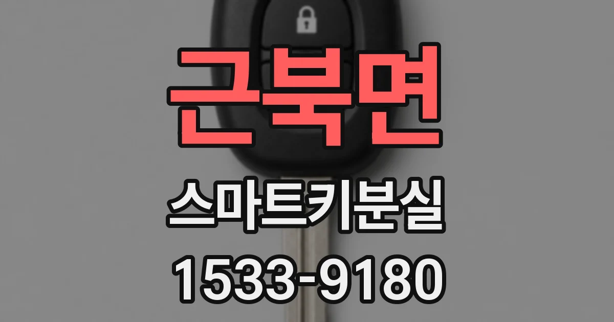 근북면 스마트키분실