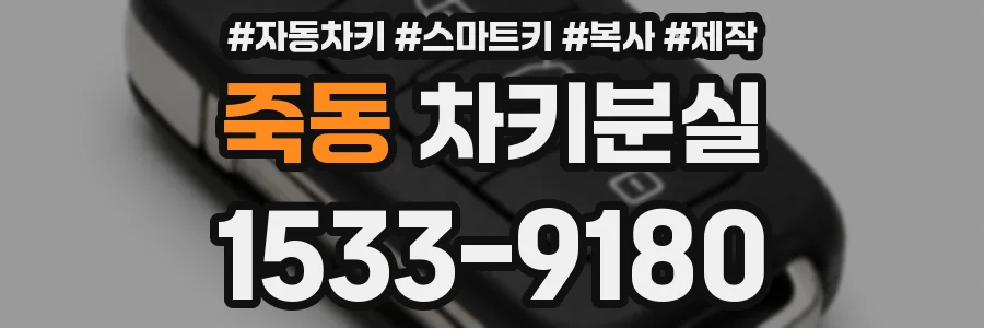 죽동 차키분실