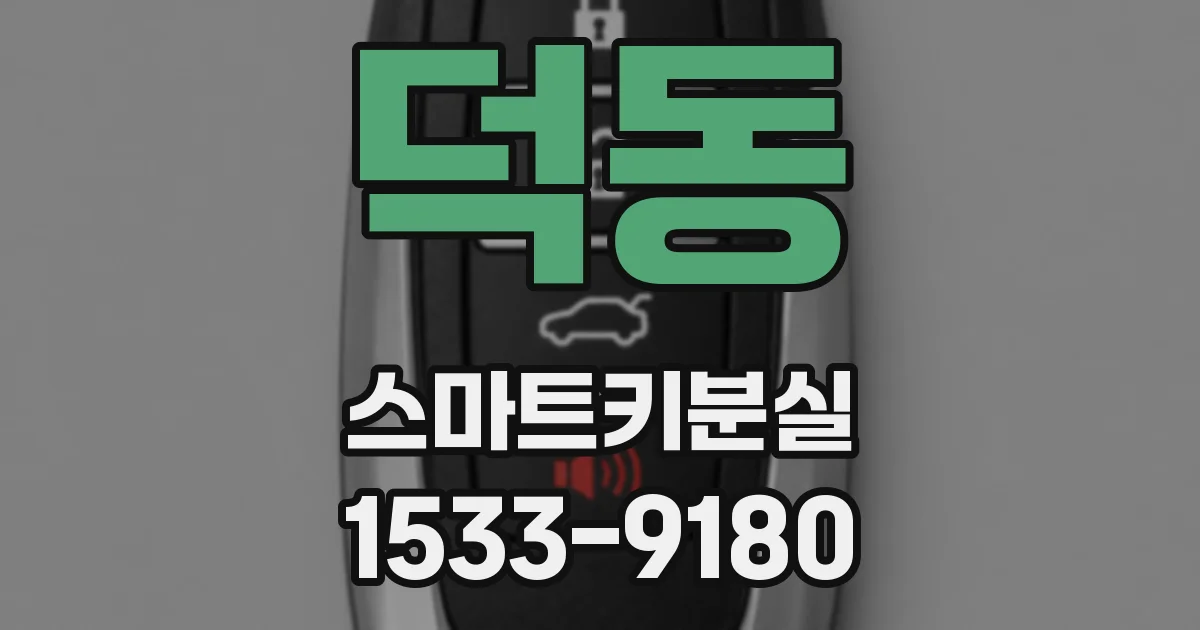 덕동 스마트키분실