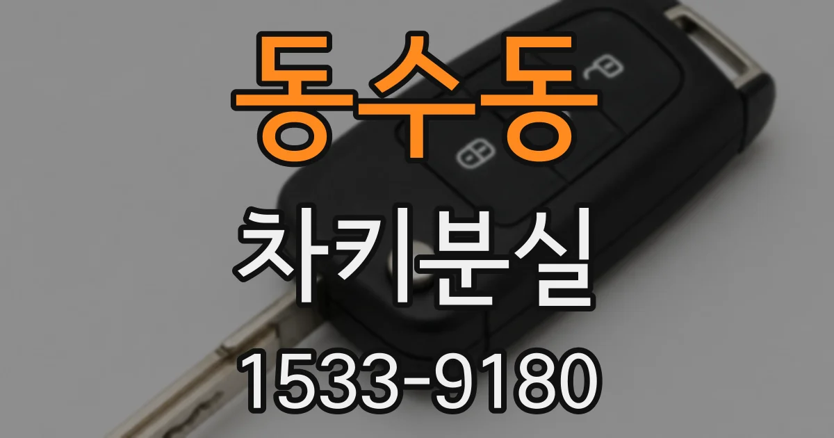 동수동 차키분실
