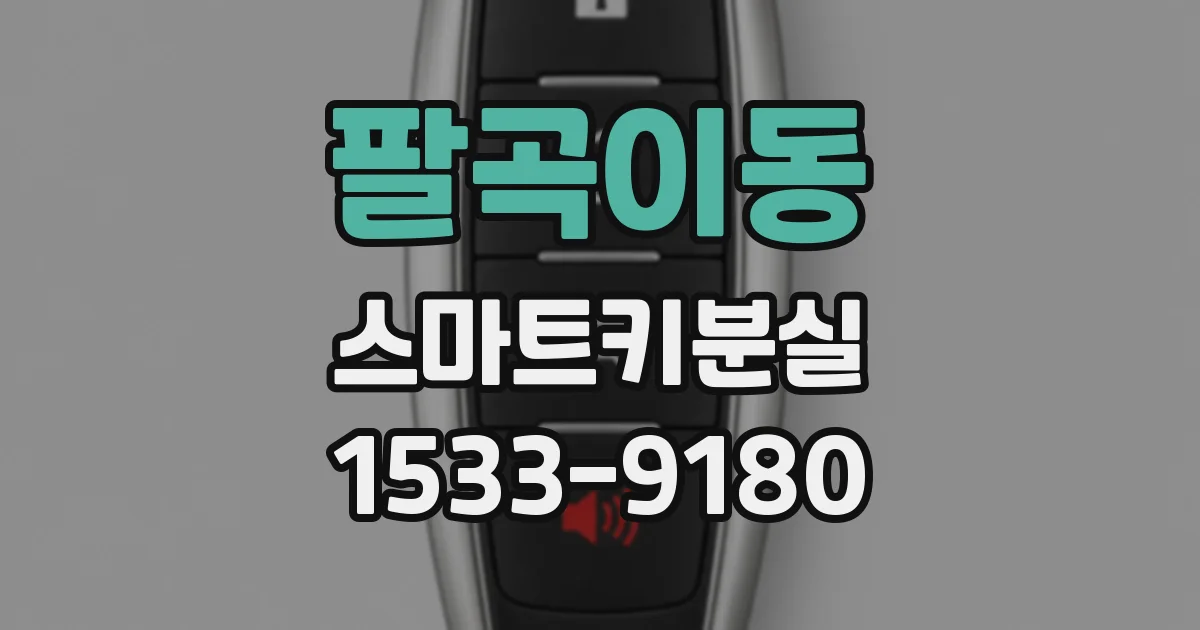 팔곡이동 스마트키분실