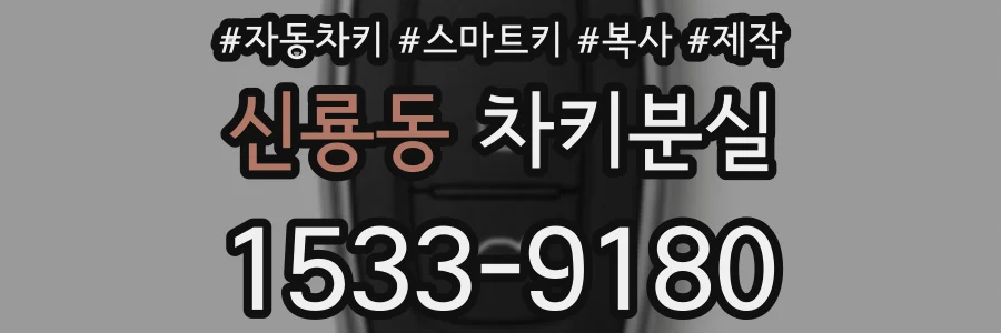 신룡동 차키분실