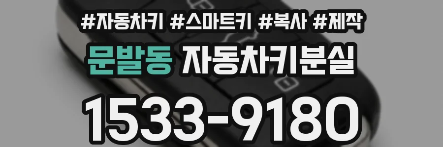 문발동 자동차키분실