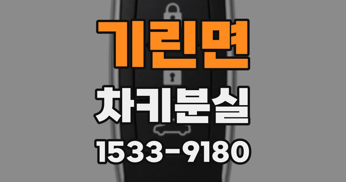 기린면 차키분실