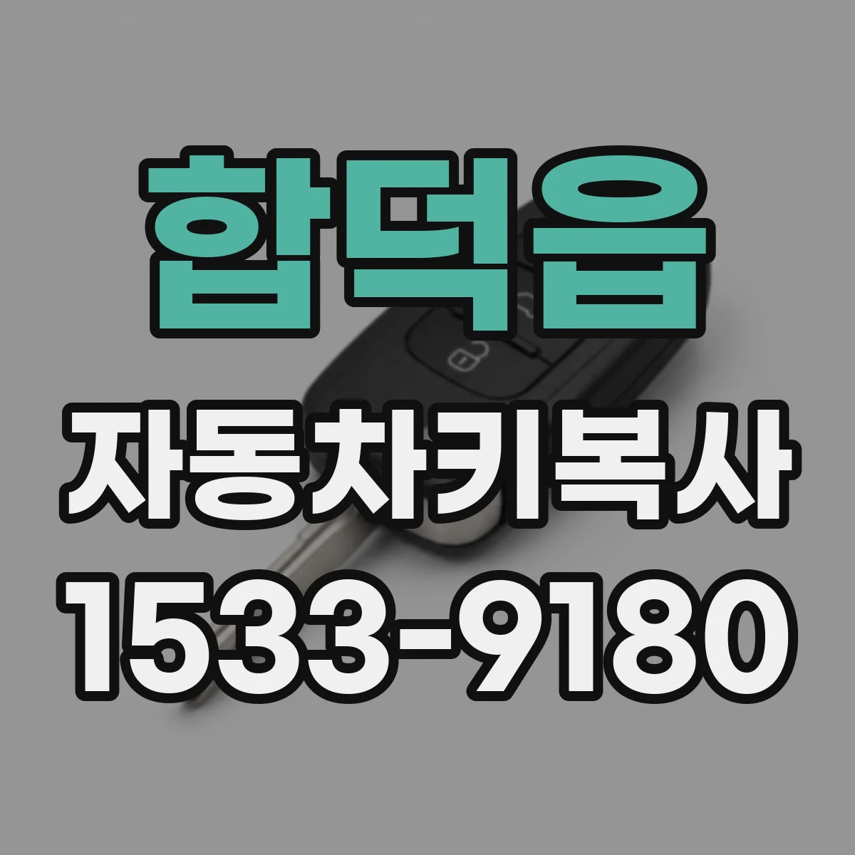 합덕읍 자동차키복사