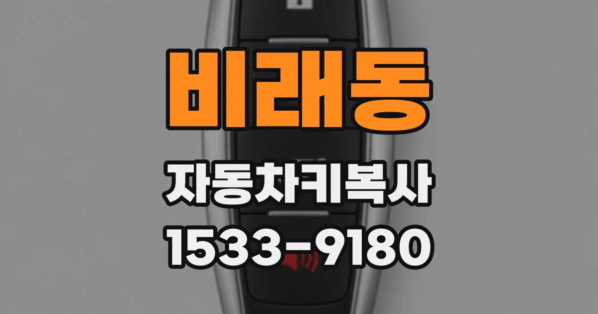 비래동 자동차키복사