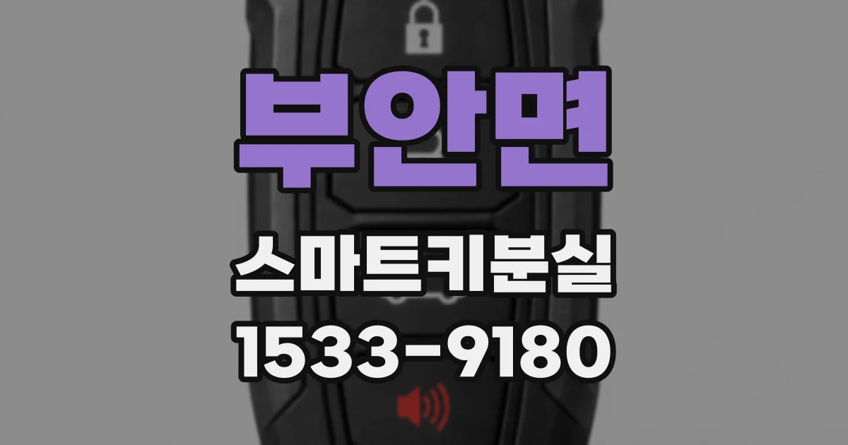 부안면 스마트키분실