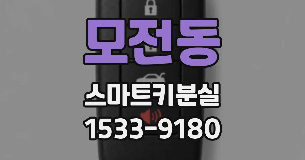 모전동 스마트키분실