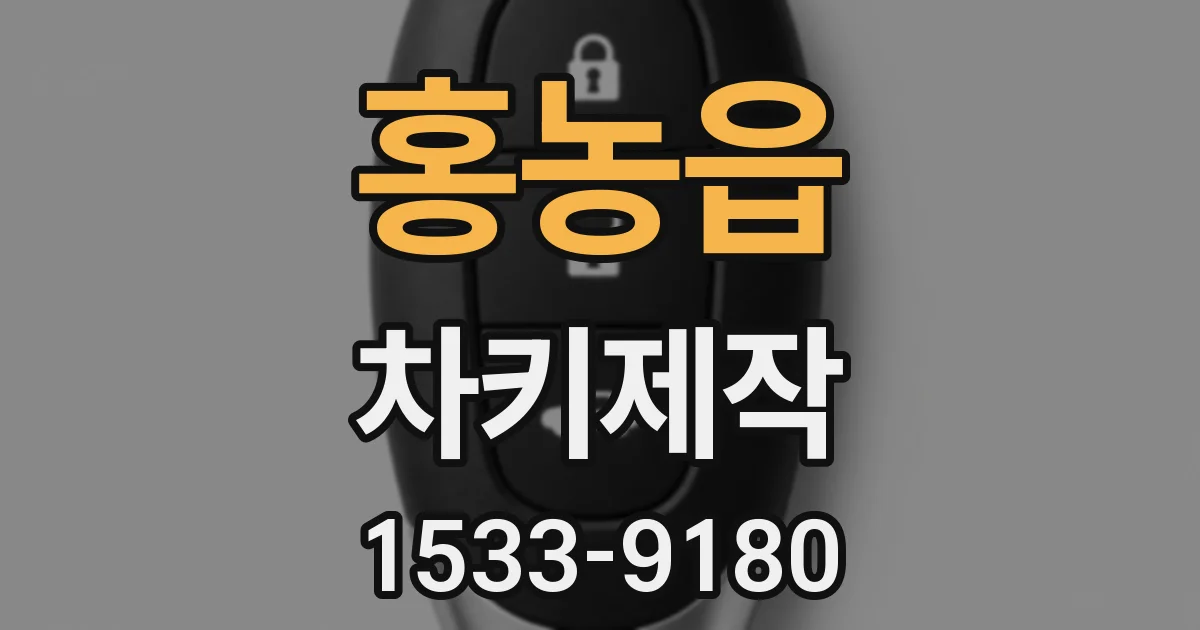 홍농읍 차키제작