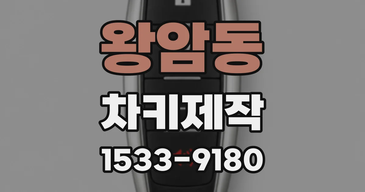 왕암동 차키제작