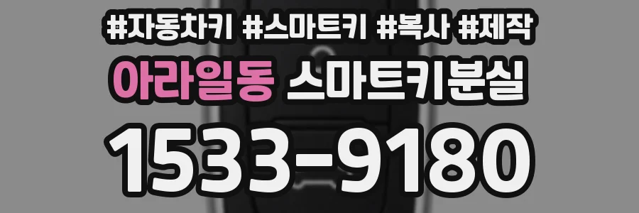아라일동 스마트키분실