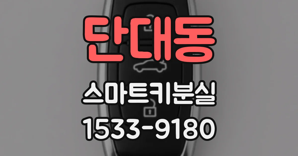 단대동 스마트키분실