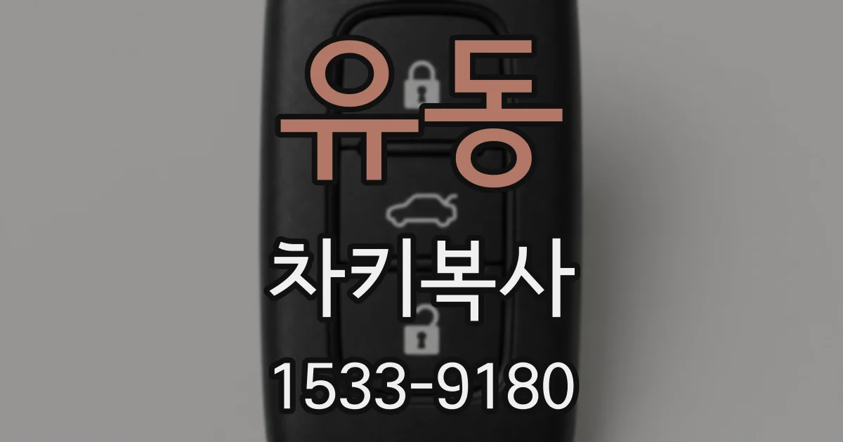 유동 차키복사