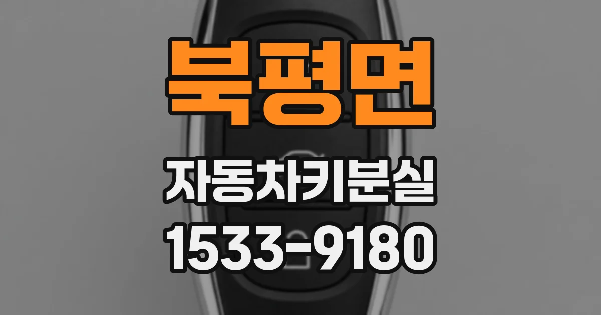 북평면 자동차키분실