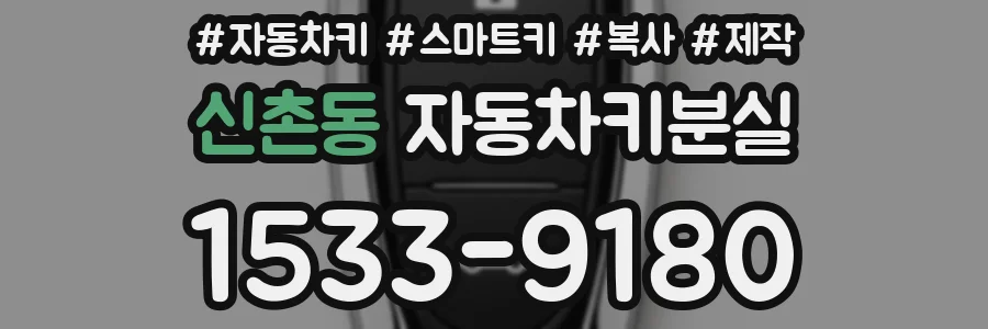 신촌동 자동차키분실