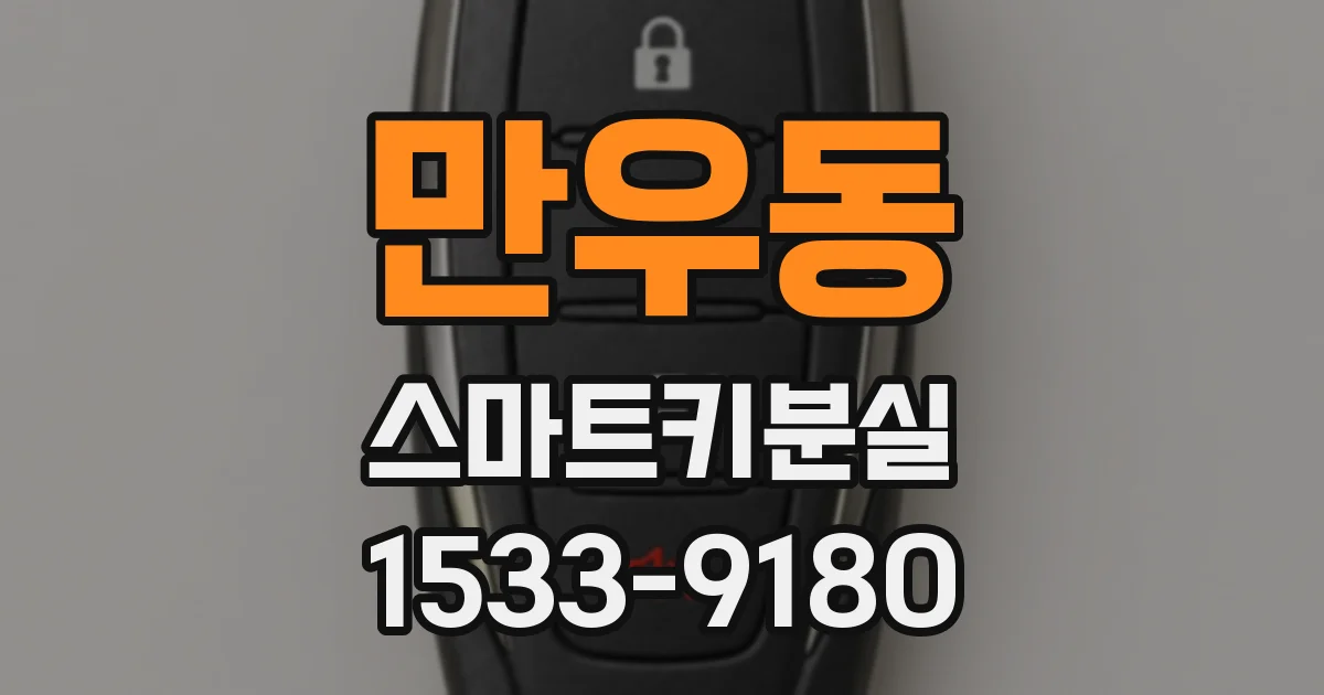 만우동 스마트키분실