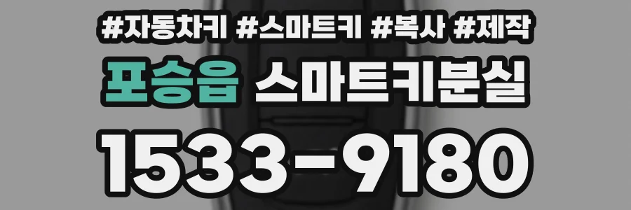 포승읍 스마트키분실