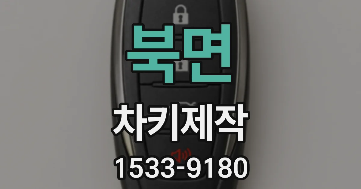 북면 차키제작