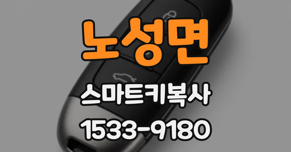 노성면 스마트키복사