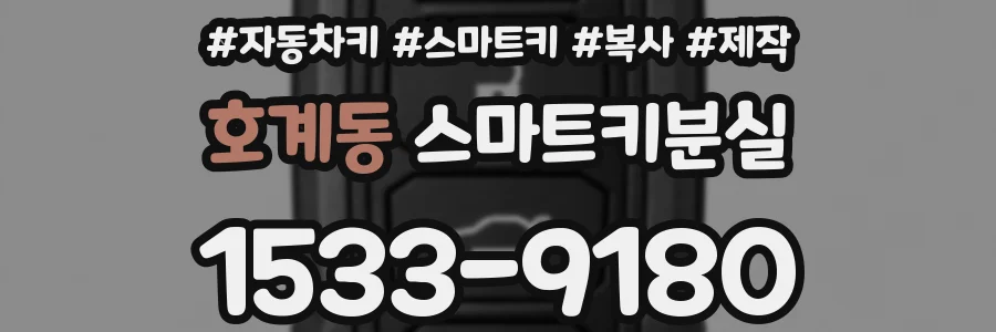 호계동 스마트키분실