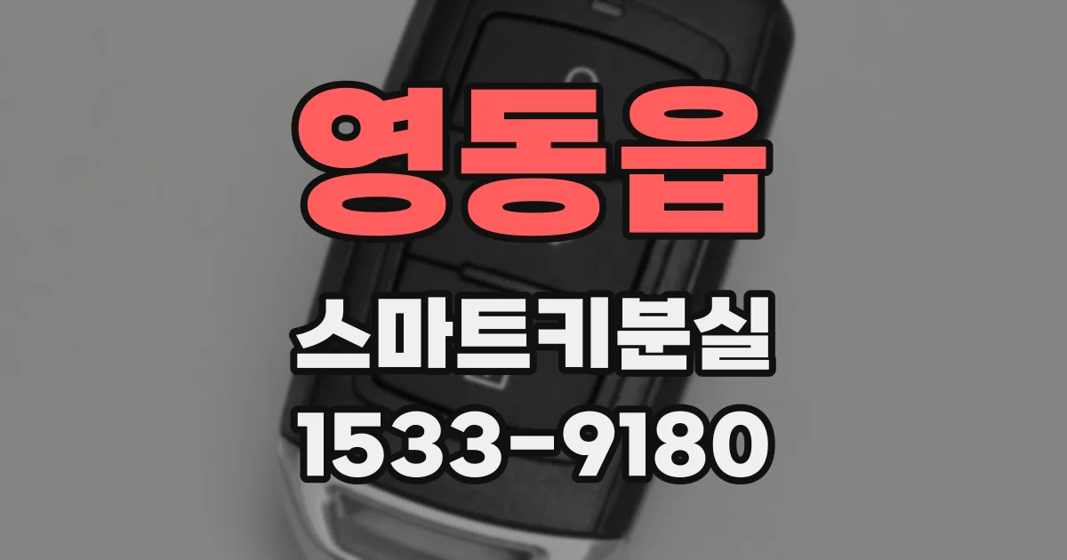 영동읍 스마트키분실