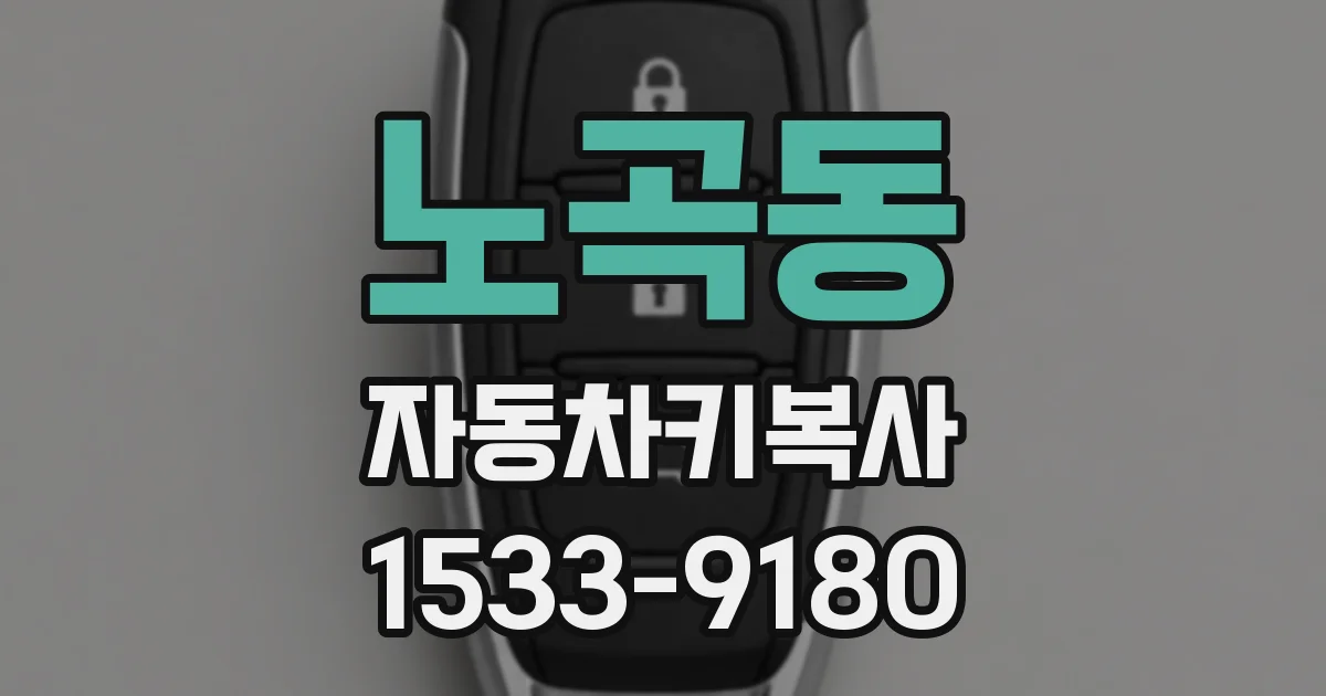 노곡동 자동차키복사