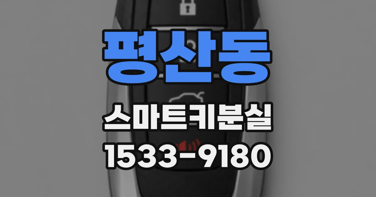 평산동 스마트키분실
