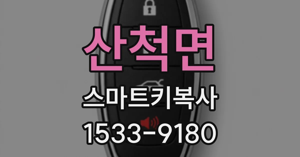 산척면 스마트키복사