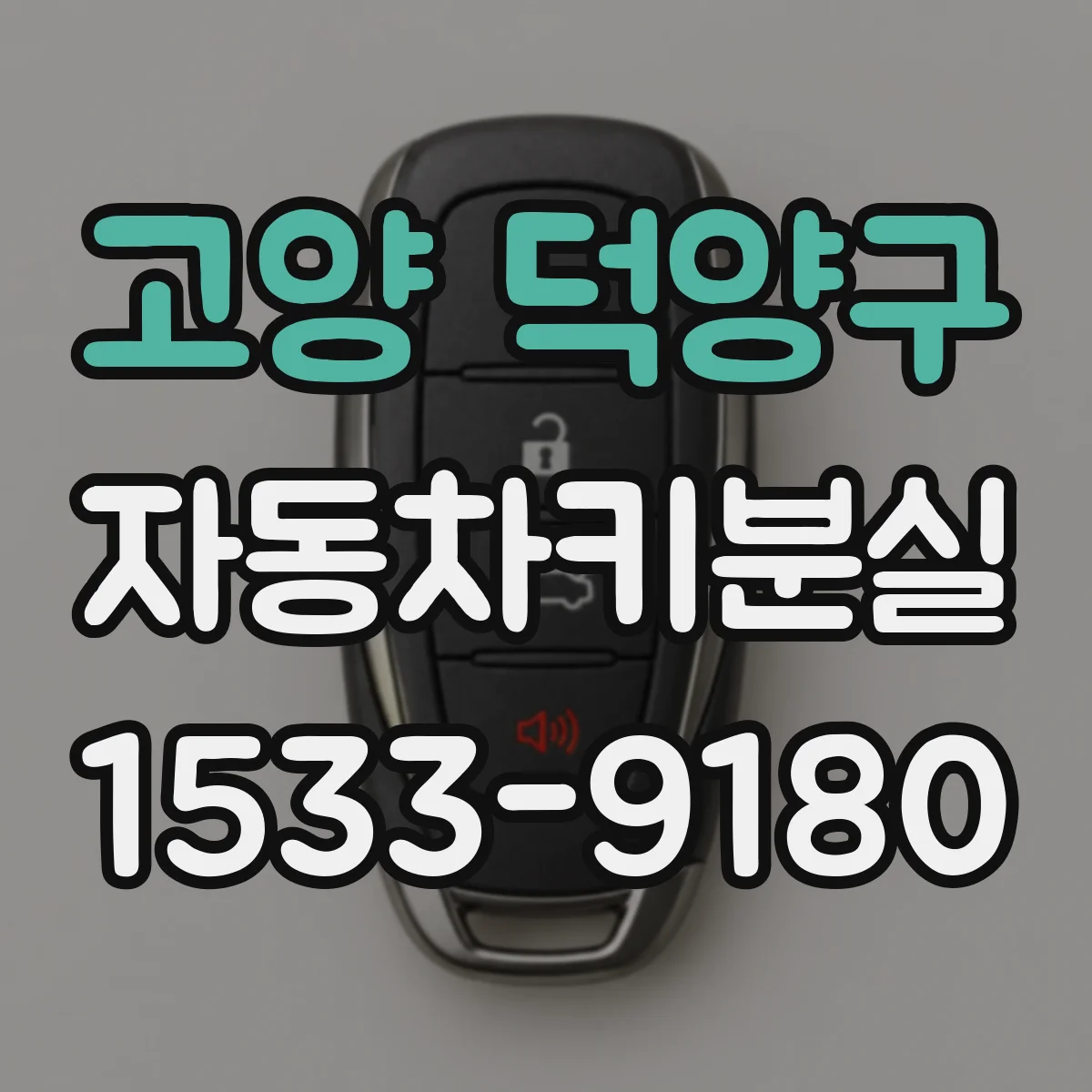 고양 덕양구 자동차키분실