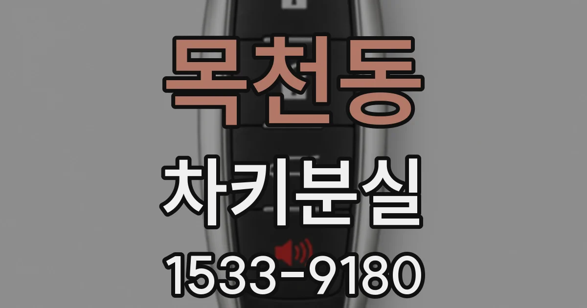 목천동 차키분실