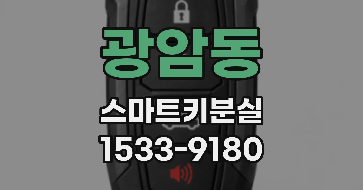 광암동 스마트키분실