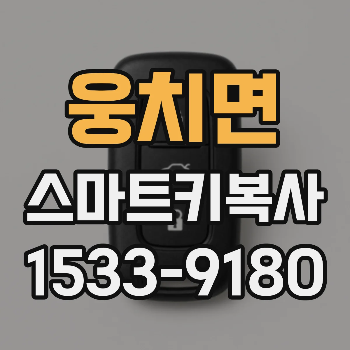 웅치면 스마트키복사