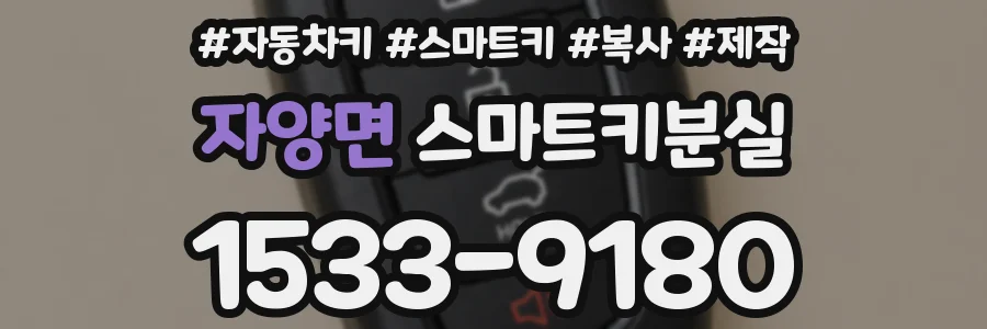 자양면 스마트키분실